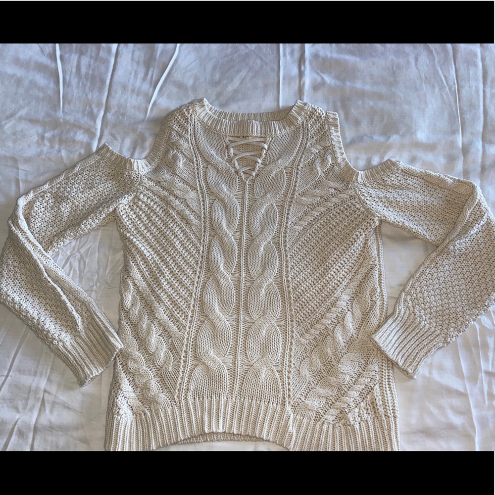 Aeropostale cable-knit sweater
